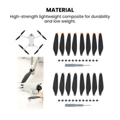 DJI Mini 3 Pro Replacement Propellers — (Black)