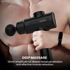Deep Tissue Massage Gun — 12mm Stroke, 3–4 Hr Battery