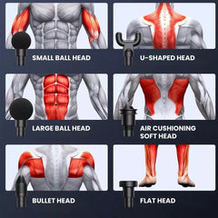 Deep Tissue Massage Gun — 30-Speed Percussion