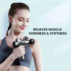 Deep Tissue Massage Gun — 30-Speed Percussion
