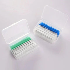 Dental Floss Picks & Interdental Brushes for Oral Care 200pcs
