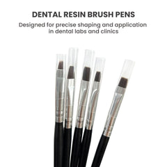 Dental Resin Brush Pens for Composite & Porcelain Work 5pcs