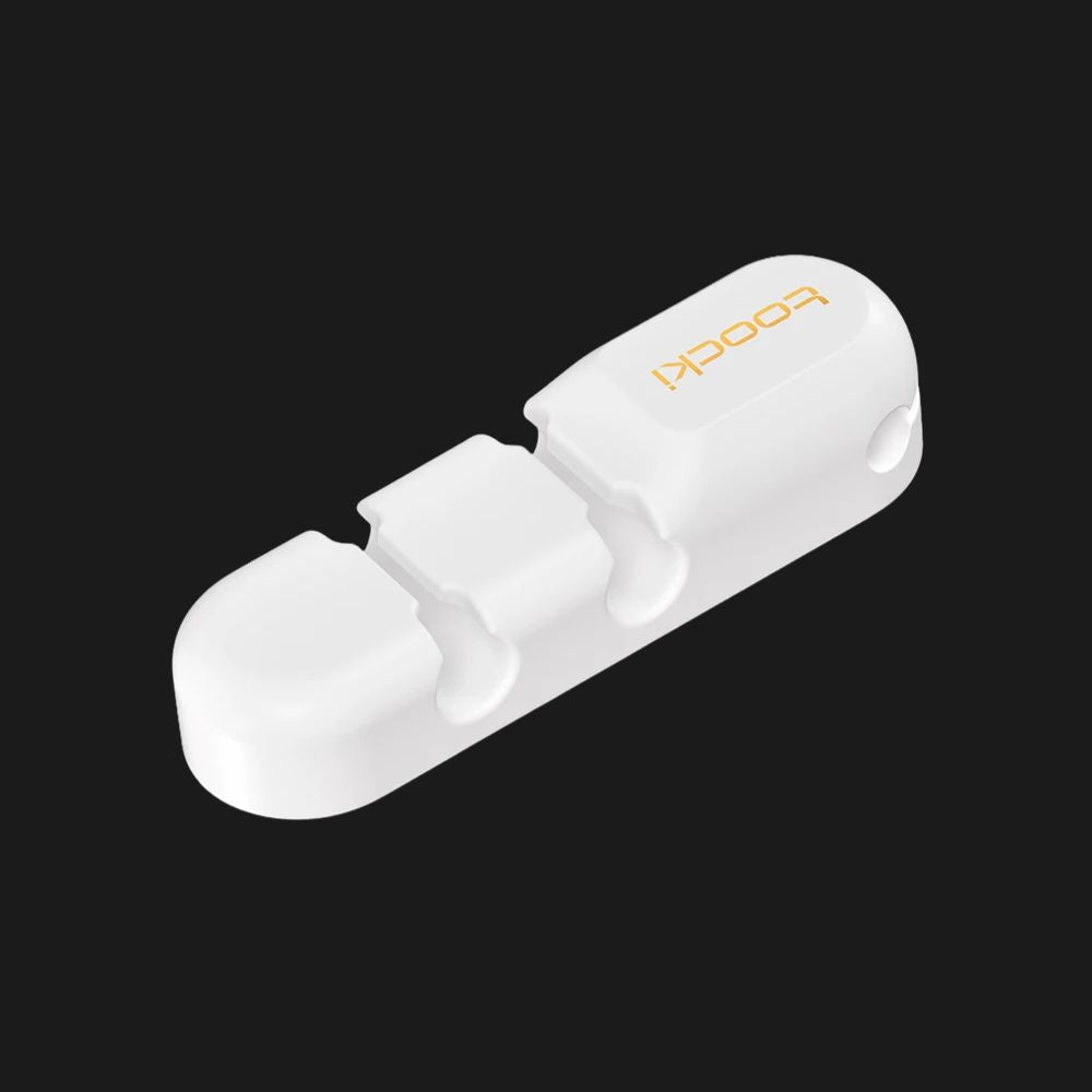 Desktop Cable Organizer Clips — Flexible Wire Holder