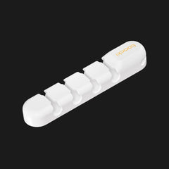 Desktop Cable Organizer Clips — Flexible Wire Holder