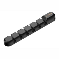 Desktop Cable Organizer Clips — Flexible Wire Holder