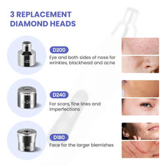 Diamond Microdermabrasion Facial Peeling Device 60KPa
