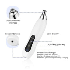 Diamond Microdermabrasion Facial Peeling Device 60KPa