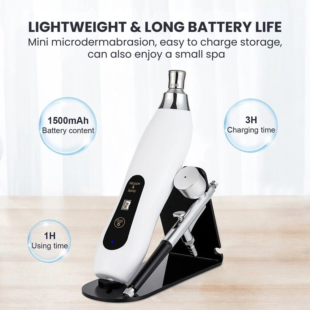 Diamond Peel Blackhead Remover — 2-in-1 Pore Vacuum - long battery life