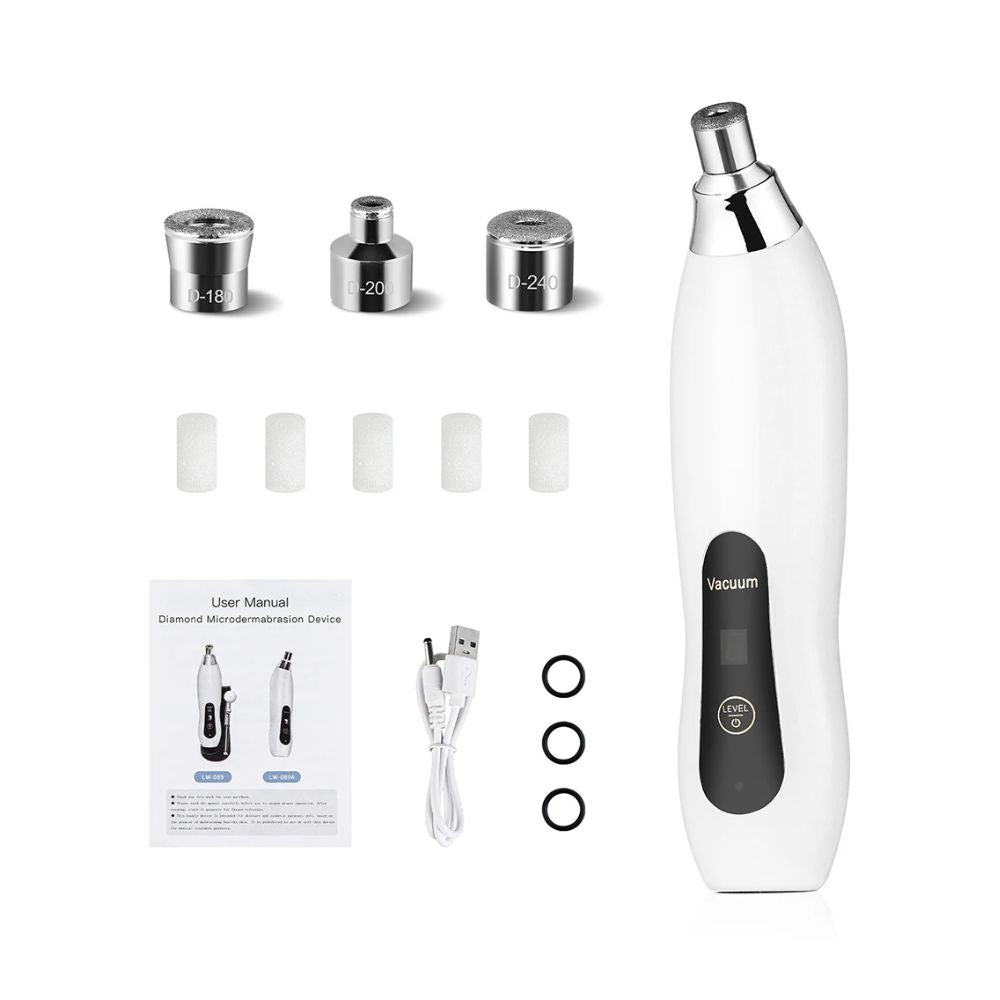 Diamond Peel Blackhead Remover — 2-in-1 Pore Vacuum - no air brush