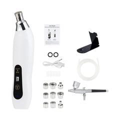 Diamond Peel Blackhead Remover — 2-in-1 Pore Vacuum - white