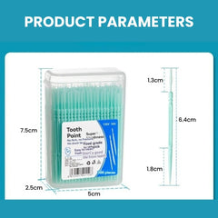 Disposable Toothpick Brush Set for Dental Care 200Pcs