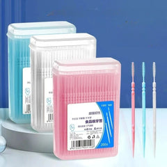 Disposable Toothpick Brush Set for Dental Care 200Pcs