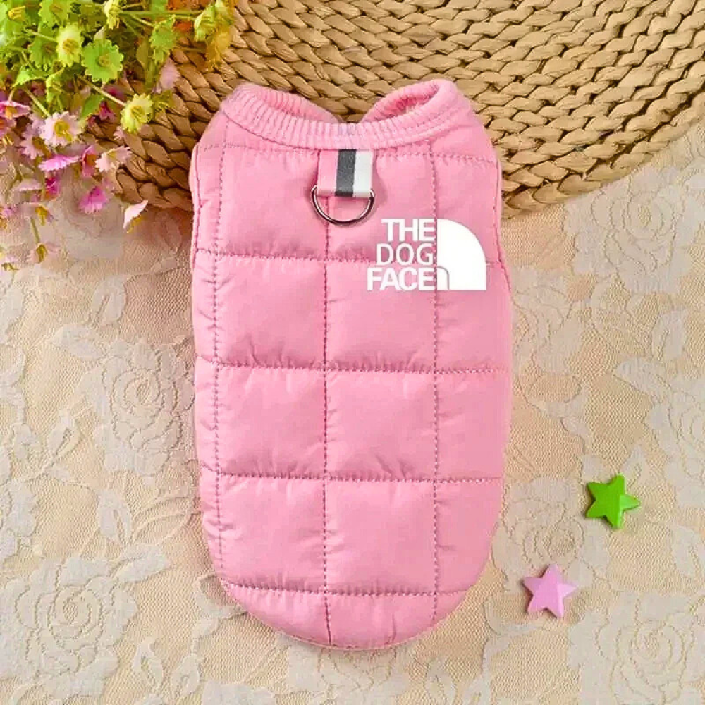 Warm Reversible Dog Coat for Small Medium Pets