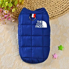 Warm Reversible Dog Coat for Small Medium Pets