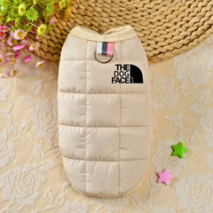 Warm Reversible Dog Coat for Small Medium Pets