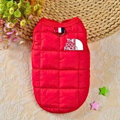 Warm Reversible Dog Coat for Small Medium Pets