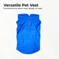 Warm Winter Dog Fleece Jacket for Small Pets