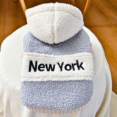 Warm Berber Fleece Dog Hoodie for Small Pets
