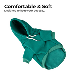 Warm Fleece Dog Hoodie Vest for Small-Medium Pets
