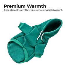 Warm Fleece Dog Hoodie Vest for Small-Medium Pets