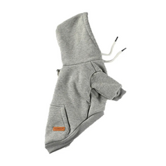 Warm Fleece Dog Hoodie Vest for Small-Medium Pets