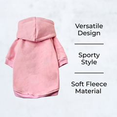Solid Dog Jacket Hoodie for All Sizes