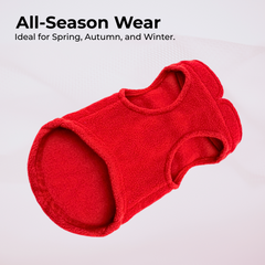Warm Dog Jacket Vest with D-Ring for Small Pets