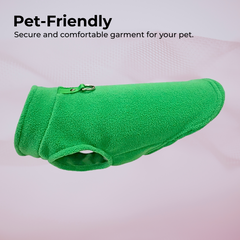 Warm Dog Jacket Vest with D-Ring for Small Pets