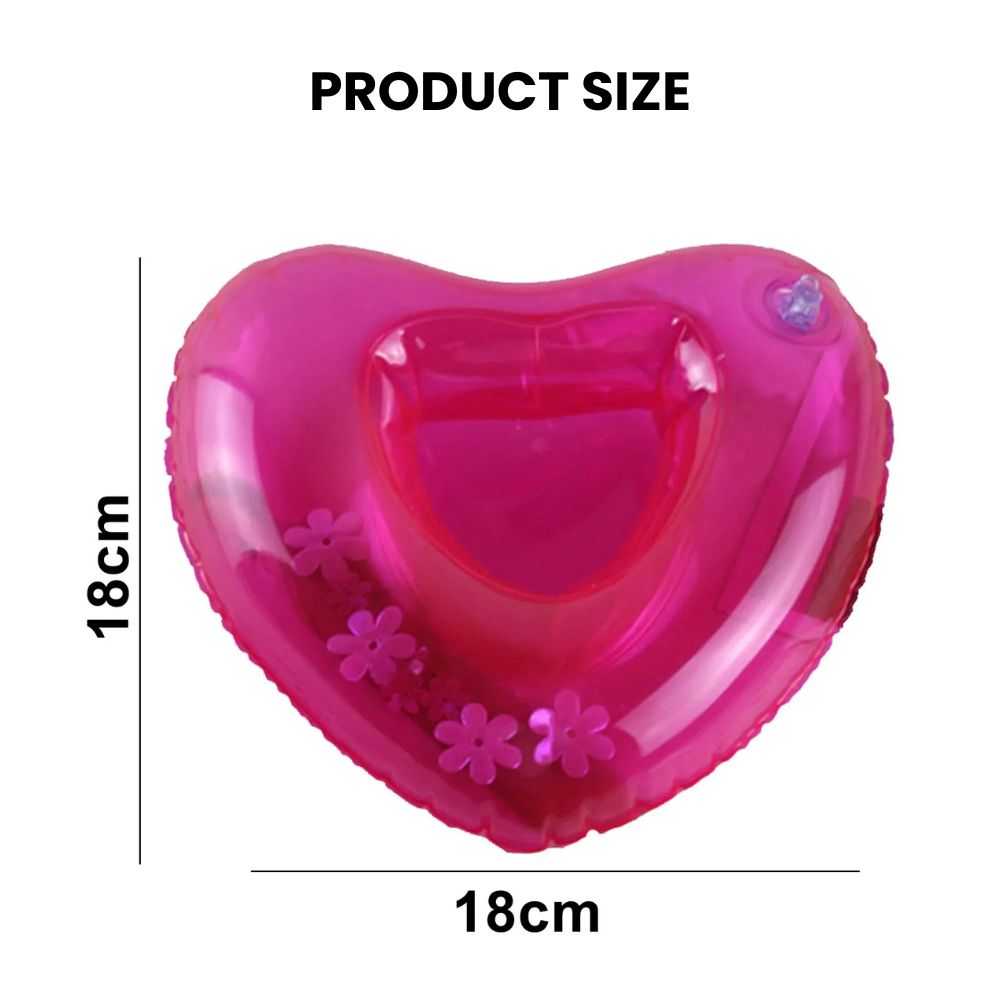 Donut Inflatable Drink Holder — Pool Float Coaster  size