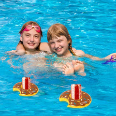 Donut Inflatable Drink Holder — Pool Float Coaster