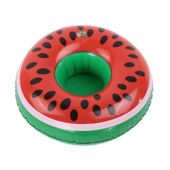 Donut Inflatable Drink Holder — Pool Float Coaster - watermelon