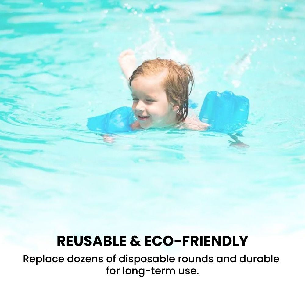 Double-Airbag Inflatable Pool Armbands — Kids & Adults eco friendly