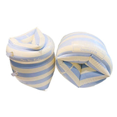 Double-Airbag Inflatable Pool Armbands — Kids & Adults blue