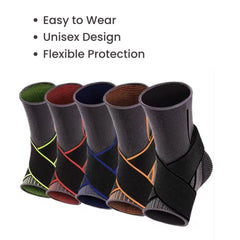 Double Compression Sports Ankle Support Brace
