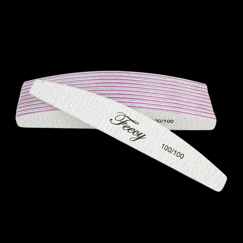 Pro Nail File & Buffer Kit — Multi-Grit 12-Piece Set