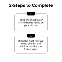 Dust Free Glass Protector iPhone 16 15 14 Pro Max
