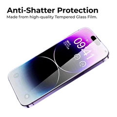 Dust Free Glass Protector iPhone 16 15 14 Pro Max