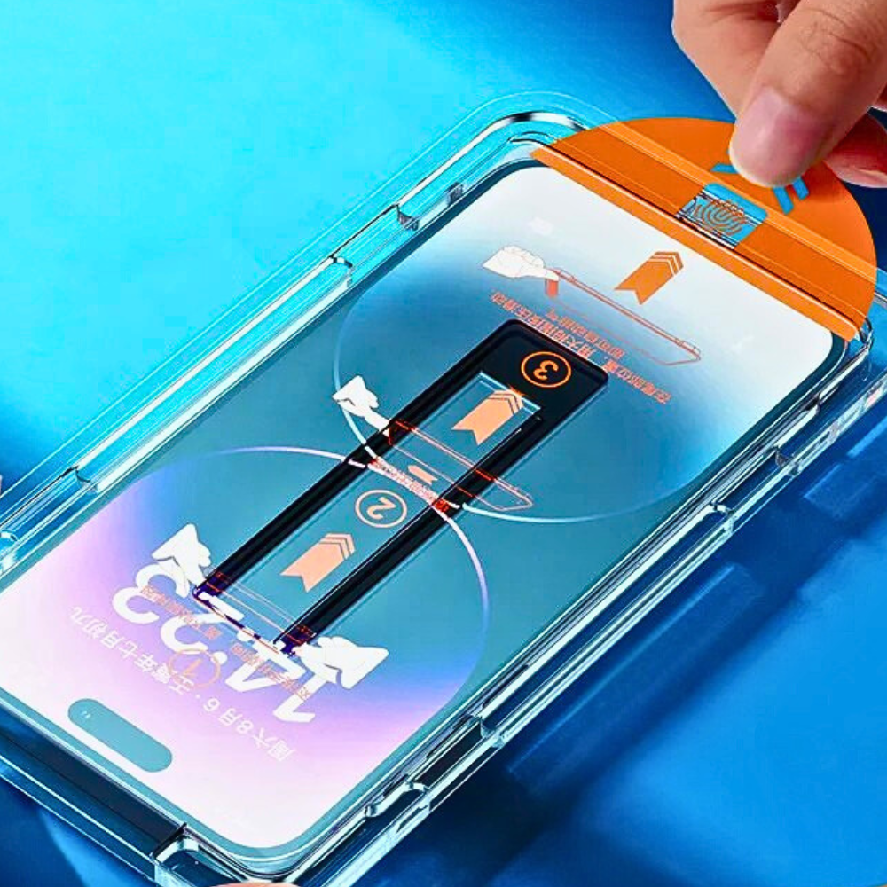 Dust Free Glass Protector iPhone 16 15 14 Pro Max