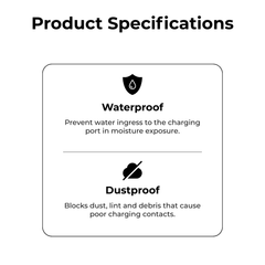 Gradient Heart Phone Dust Plug Charm