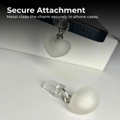 Gradient Heart Phone Dust Plug Charm