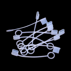 20pcs USB-C Dust Plug Protectors — Tethered Caps