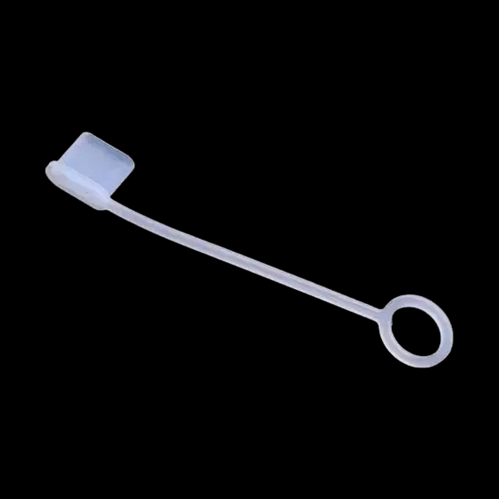 20pcs USB-C Dust Plug Protectors — Tethered Caps
