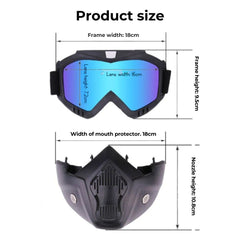 Dustproof Motocross Goggles with Full Face Off-Road Mask
