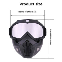 Dustproof Motocross Goggles with Full Face Off-Road Mask