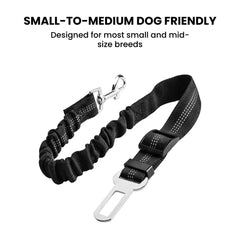 Elastic Dog Car Seat Belt — Safety Bungee Leash