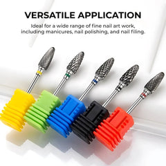 Tungsten Steel Nail Drill Bits Set for Manicure