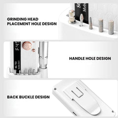 Electric Nail Drill Machine Low Noise Rechargeable - hole