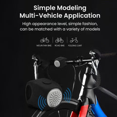 Electric Bike Bell 120dB Loud Horn with 3 Sound Modes