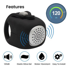 Electric Bike Bell 120dB Loud Horn with 3 Sound Modes