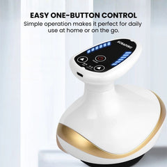 Electric Gua Sha Scraping Massager with Heat Therapy - easy  button control
